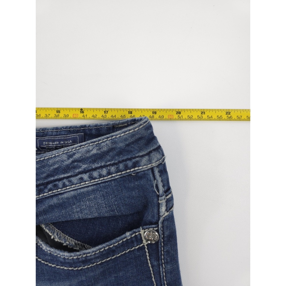 Miss Me Jeans Women's Easy Bootcut Size 36X30 JE6063E4R Embroidered Bedazzled - Picture 5 of 10